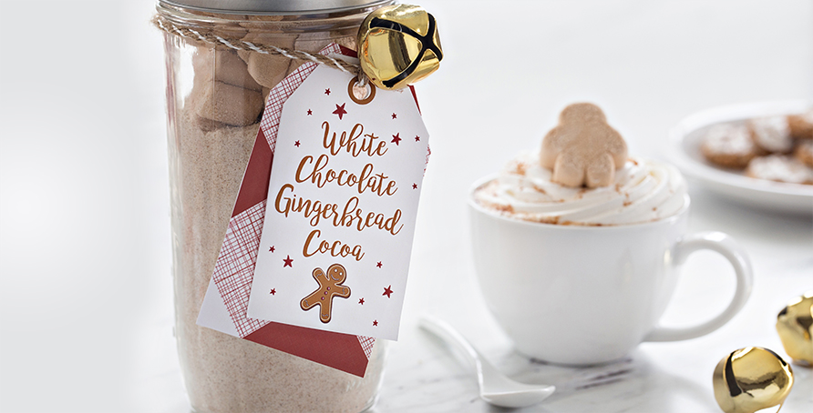 White Chocolate Gingerbread Cocoa Mix