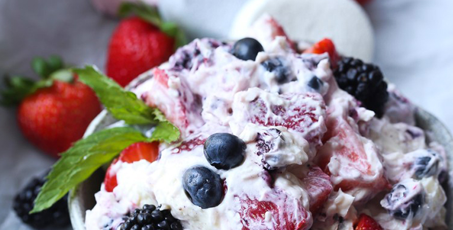 berry ambrosia salad